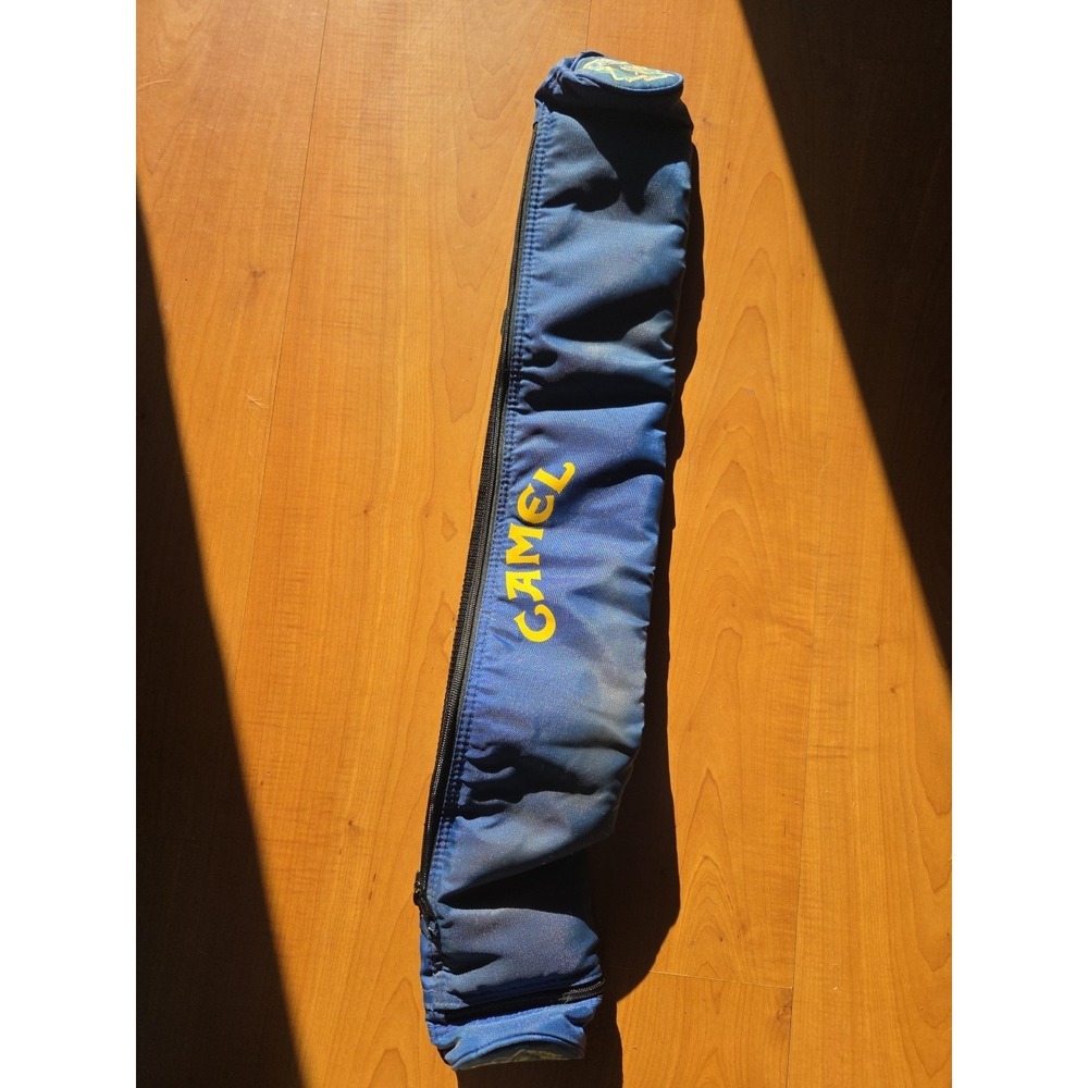 Joe Camel Insulated Soda Beer 6-Can Holder Sleeve W/ Adjustable Strap 1990s Vint - Picture 3 of 6